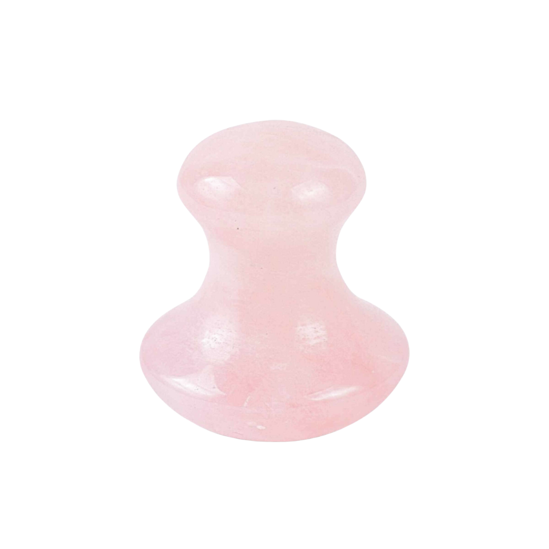 GUA SHA Mushroom Pink Quartz - Love & Harmony