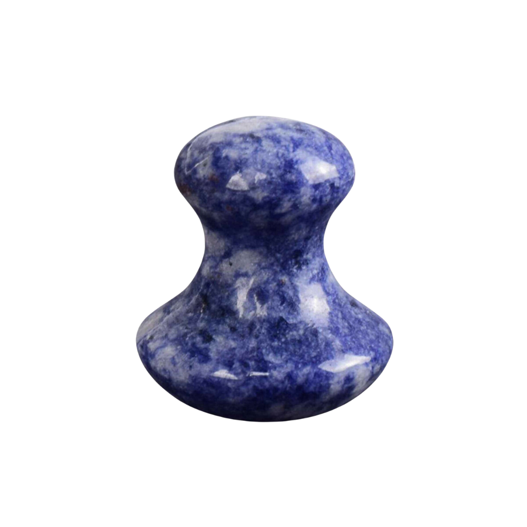 GUA SHA Mushroom Sodalite - Balance & Self-Confidence