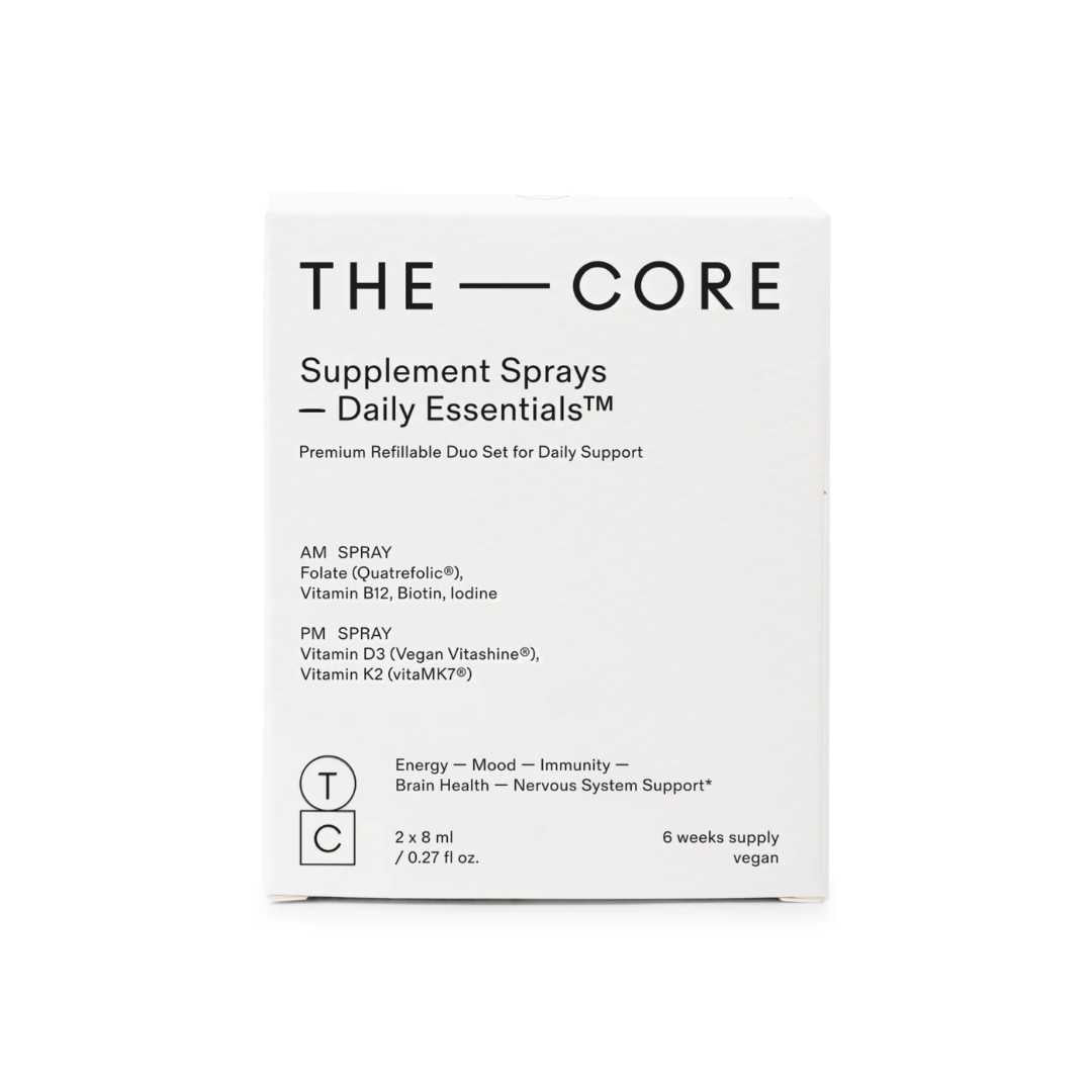 Vitamines Essentiels en Spray - B12, D3, K2, Oméga 3 DHA