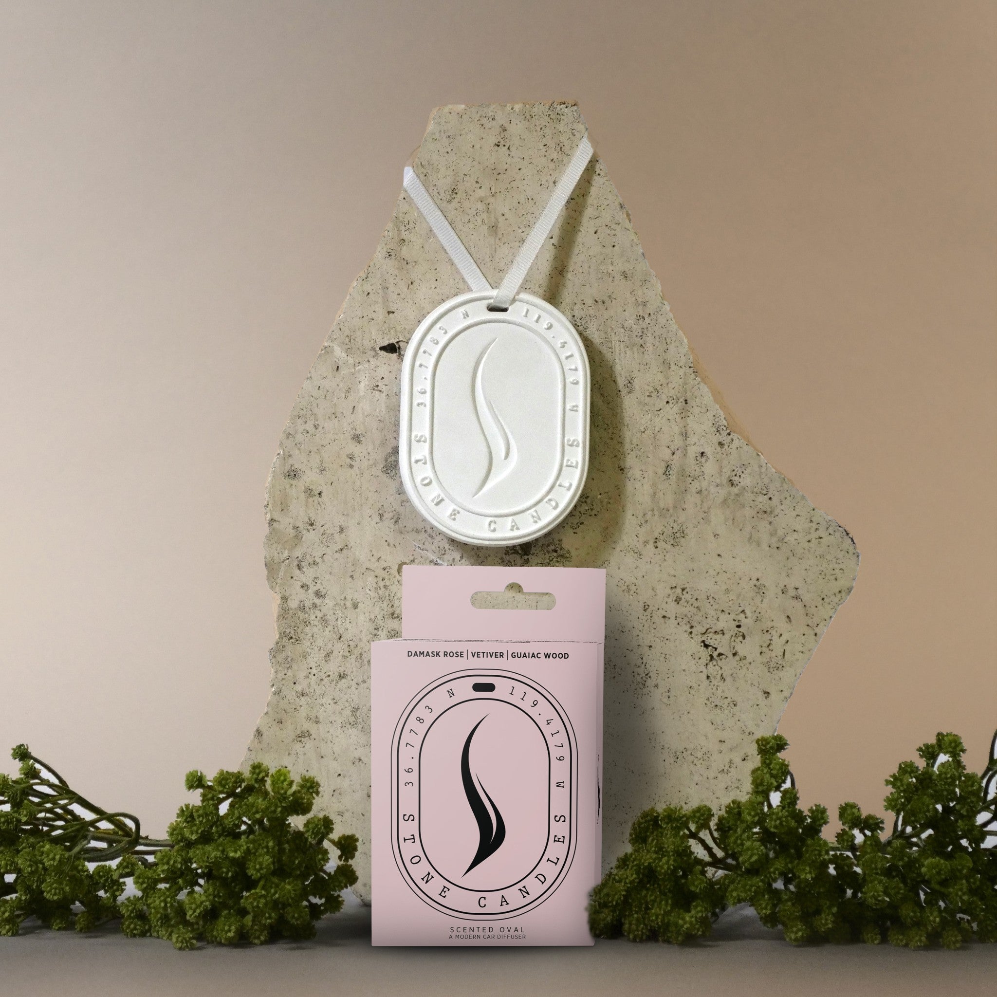Scented Oval Diffuser (Damask Rose | Vetiver | Guaiac Wood)