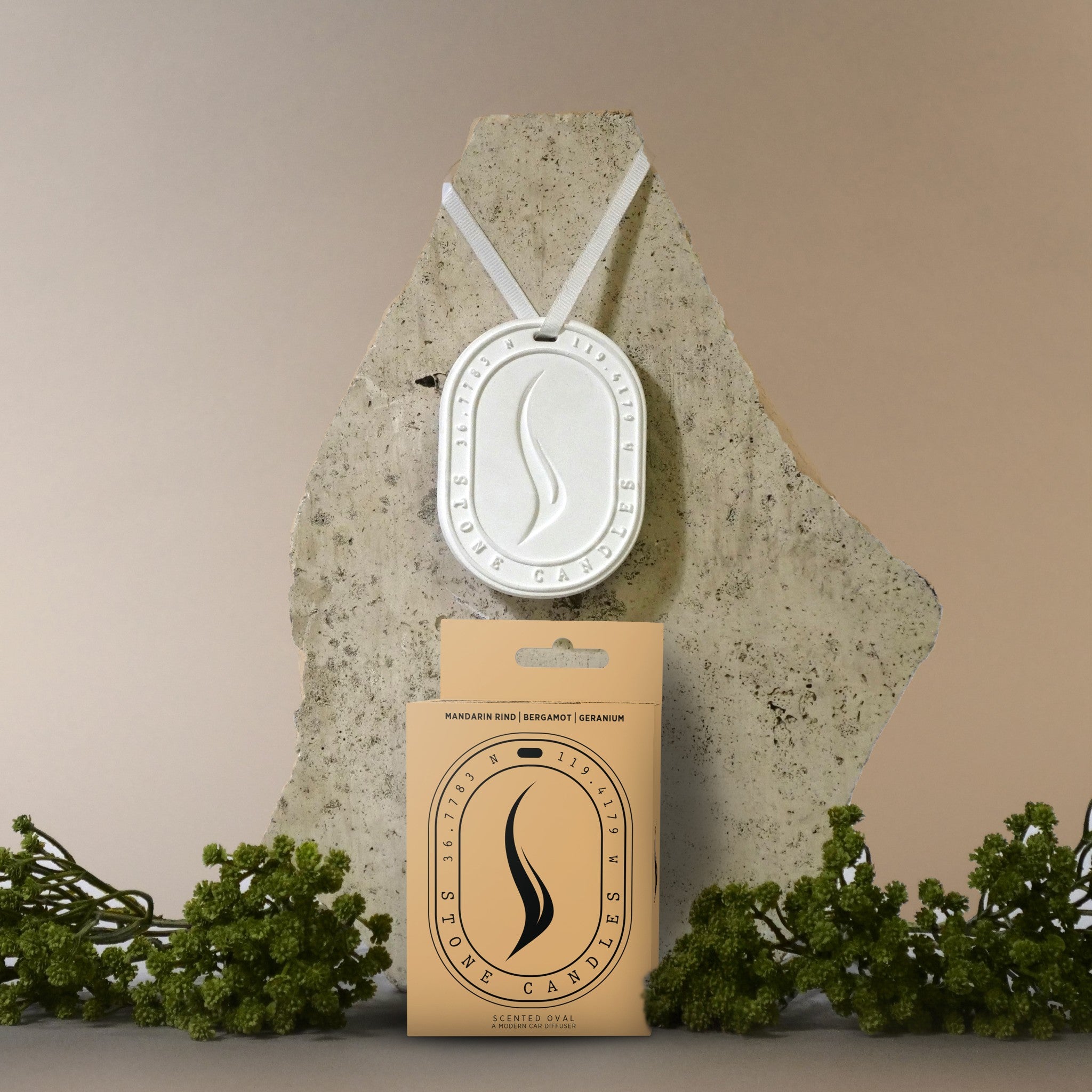 Scented Oval Diffuser (Mandarin Rind | Bergamot | Geranium)