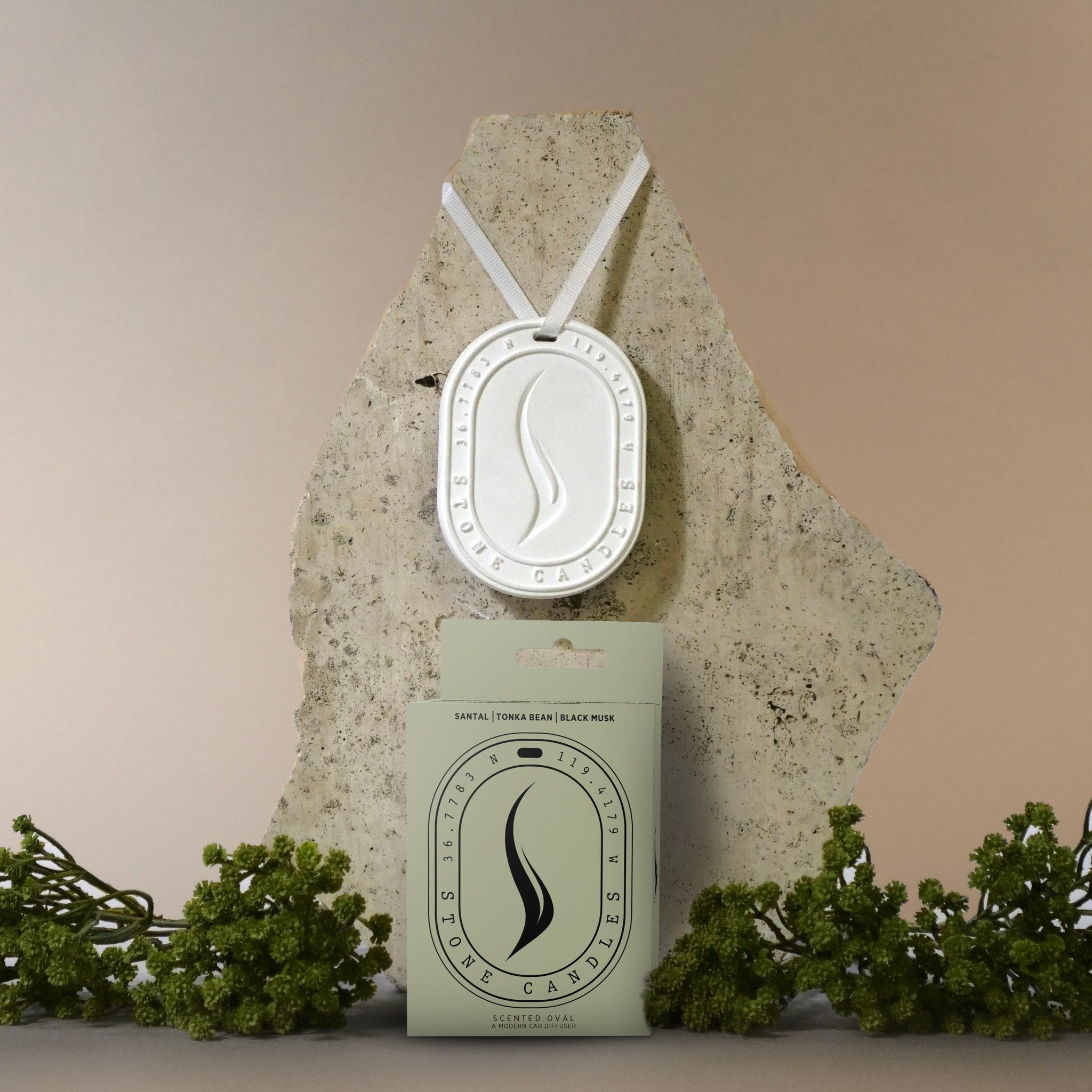 Scented Oval Diffuser (Santal | Tonka Bean | Black Musk)