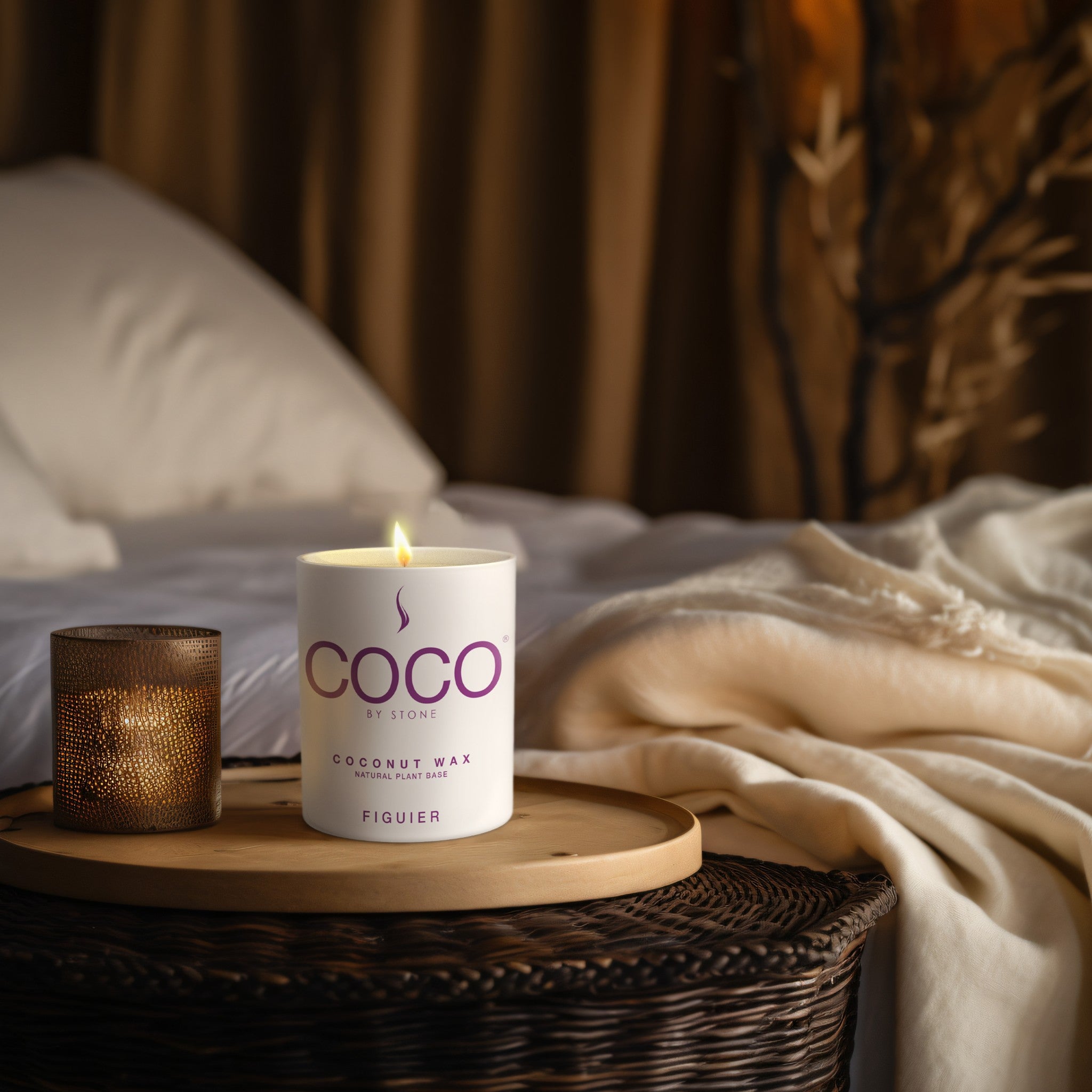 Figuier Natural Coconut Apricot Wax Candle