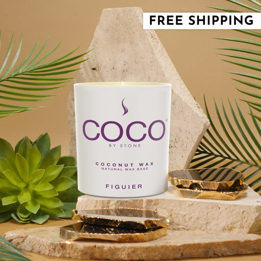 Figuier Natural Coconut Apricot Wax Candle