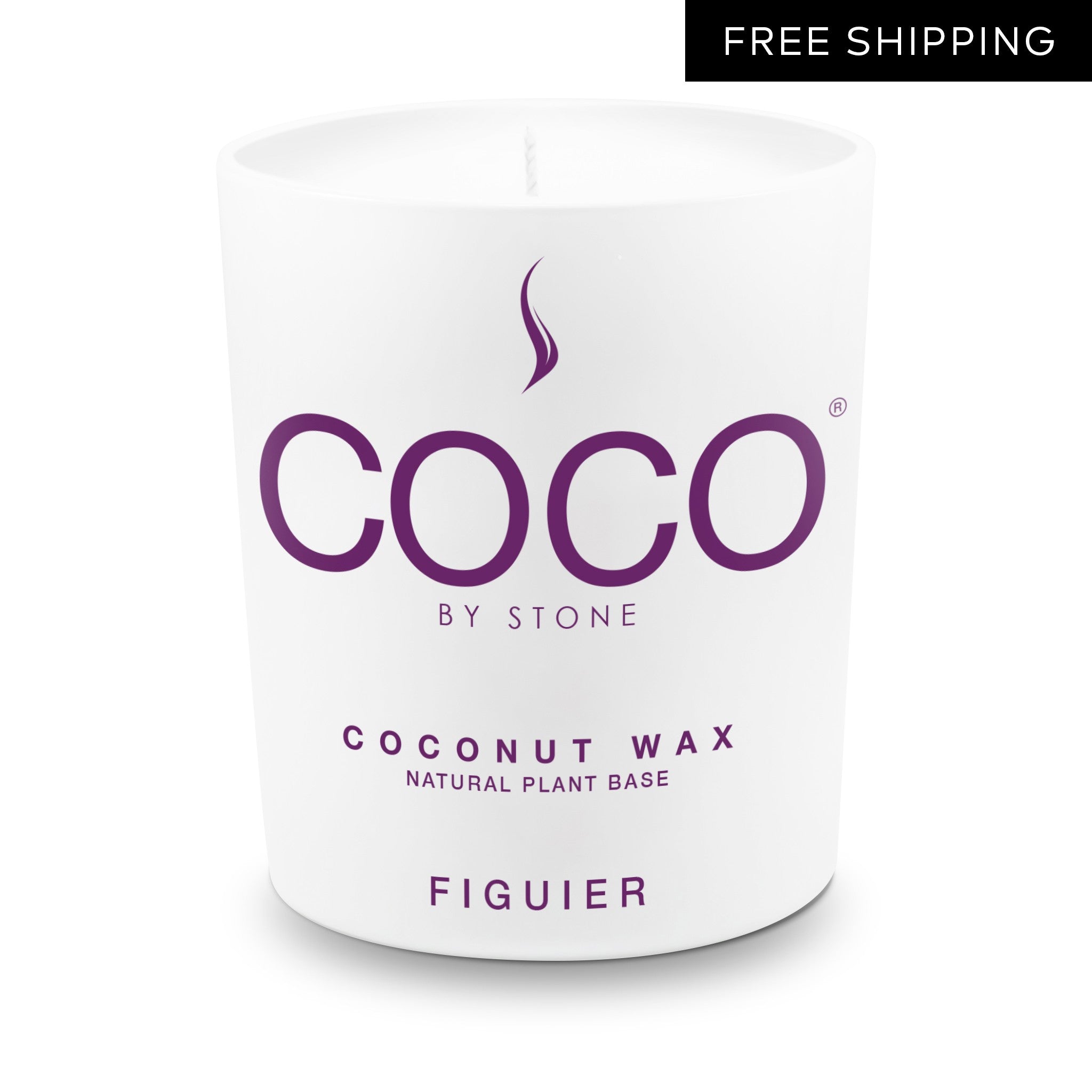 Figuier Natural Coconut Apricot Wax Candle
