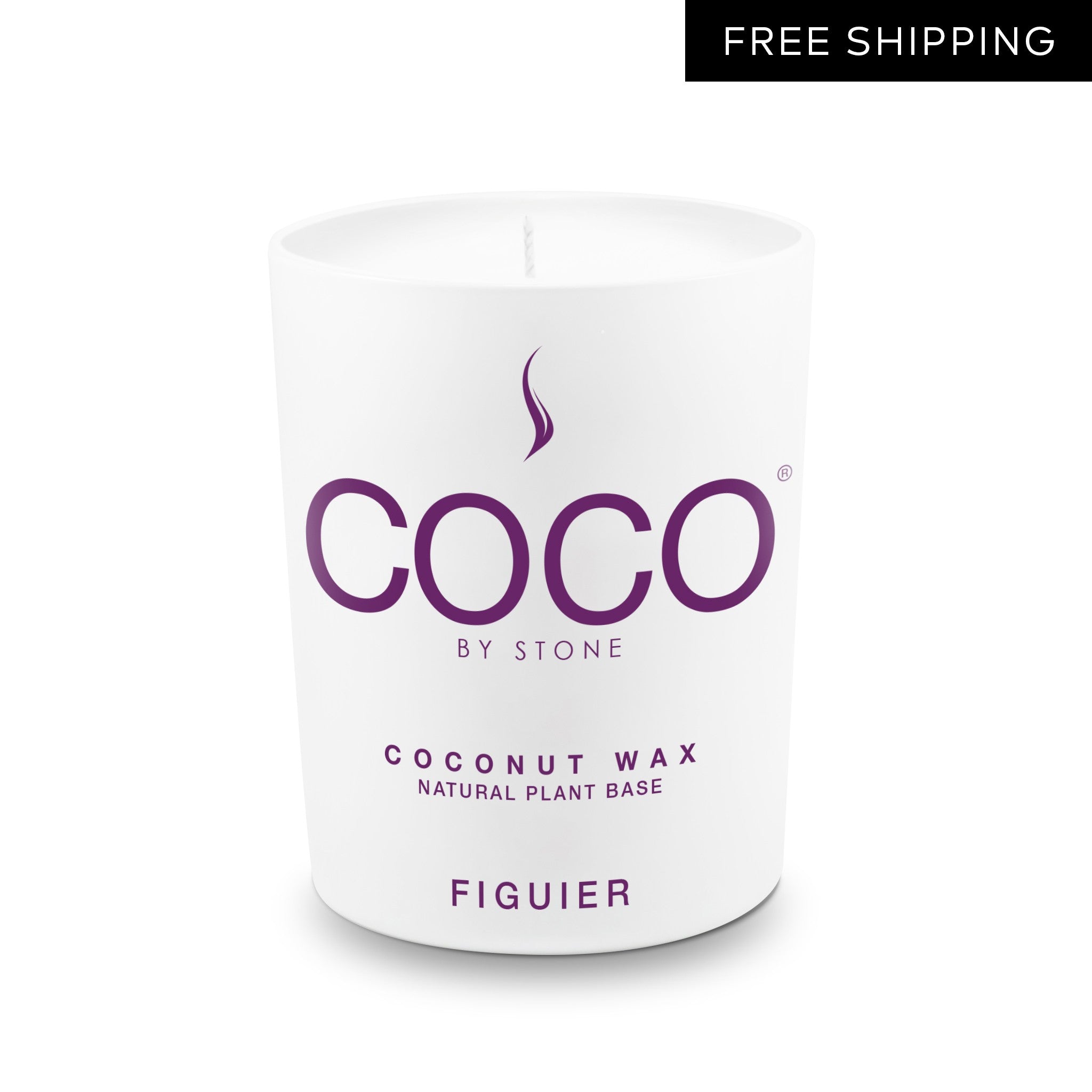 Figuier Natural Coconut Apricot Wax Candle