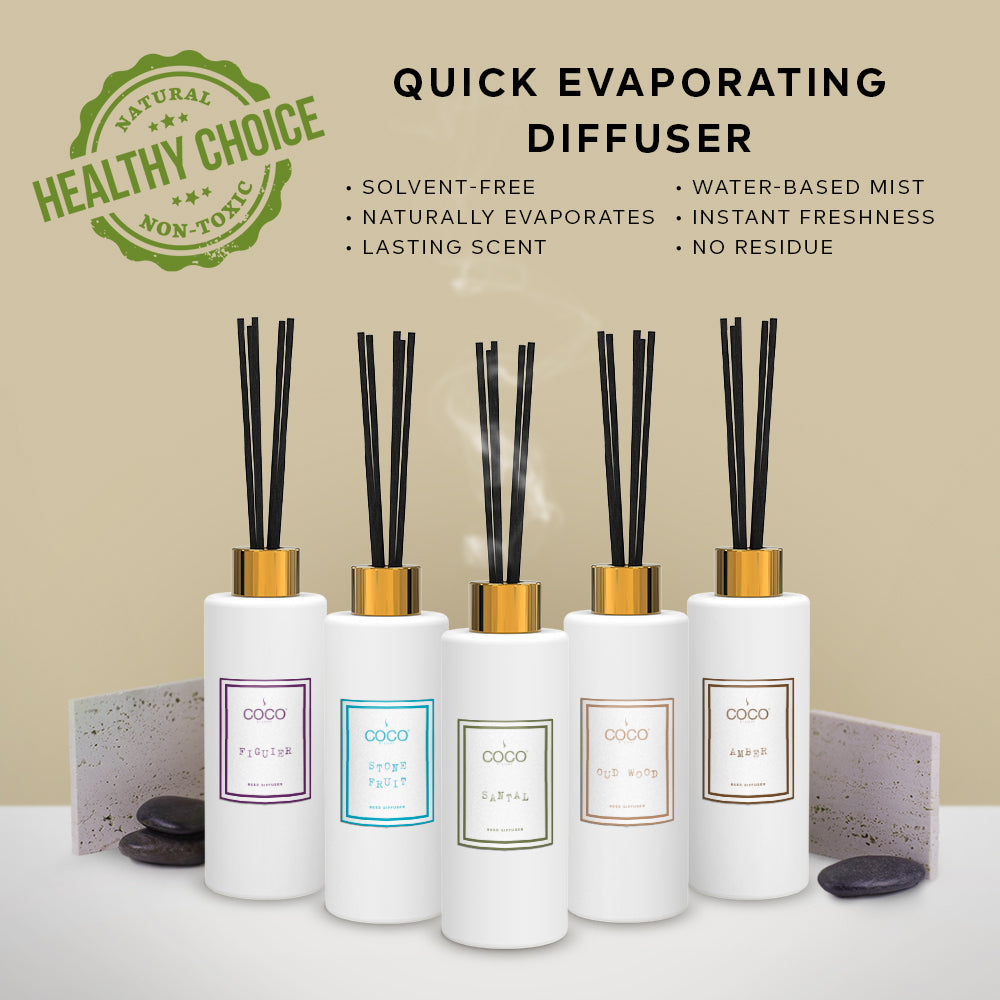5oz Oud Wood Reed Diffuser
