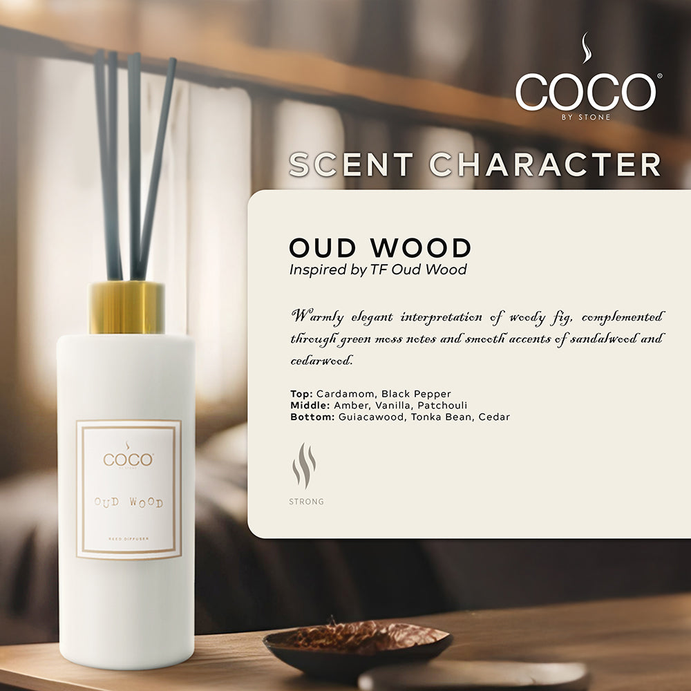 5oz Oud Wood Reed Diffuser