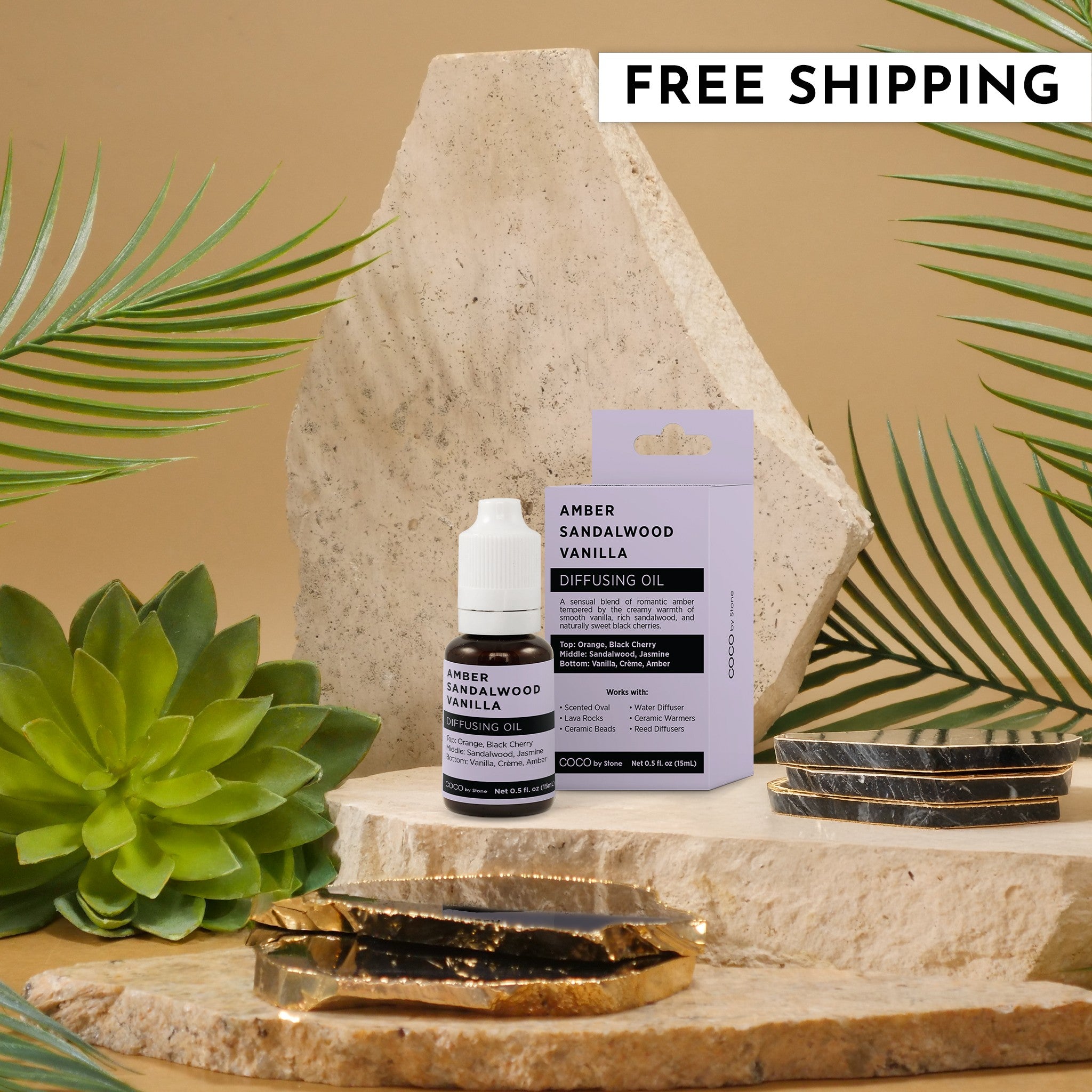 Diffusing Oil (Amber | Sandalwood | Vanilla)
