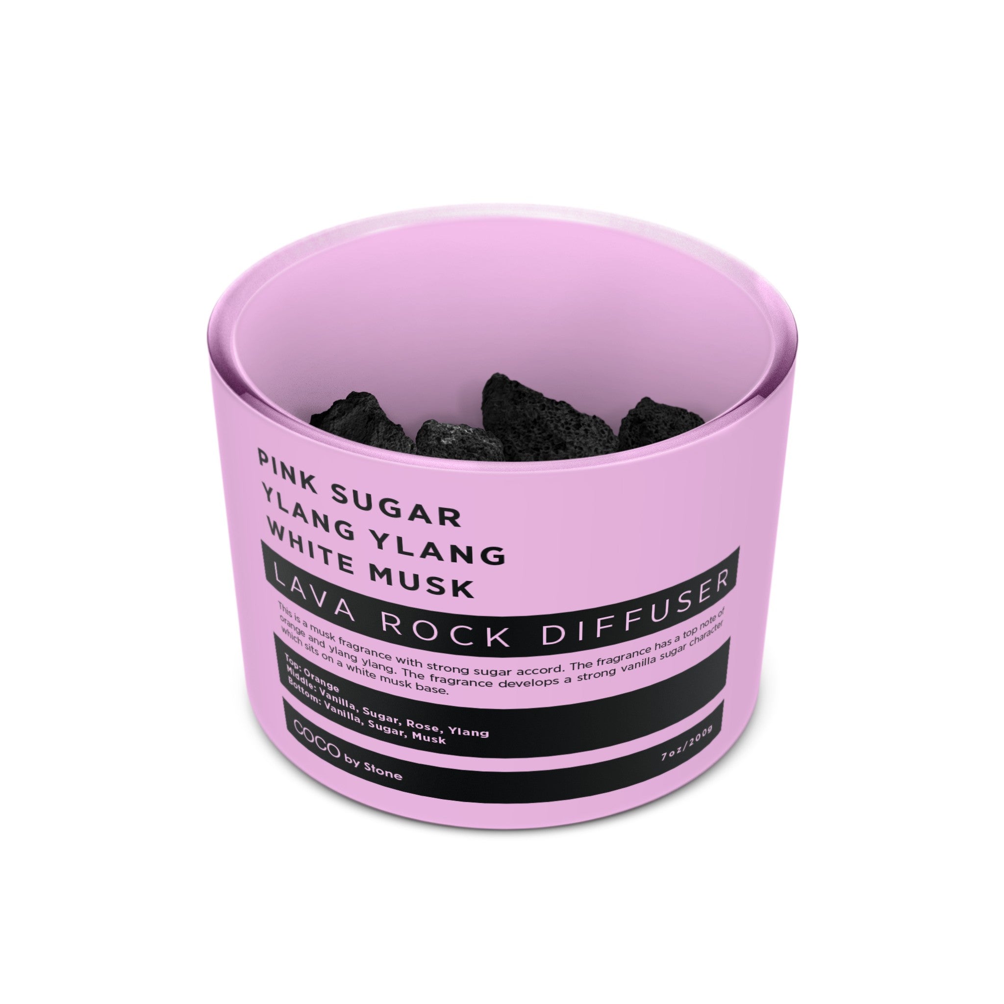 Lava Rock Diffuser with Oil Starter Pack (Pink Sugar | Ylang Ylang | White Musk)