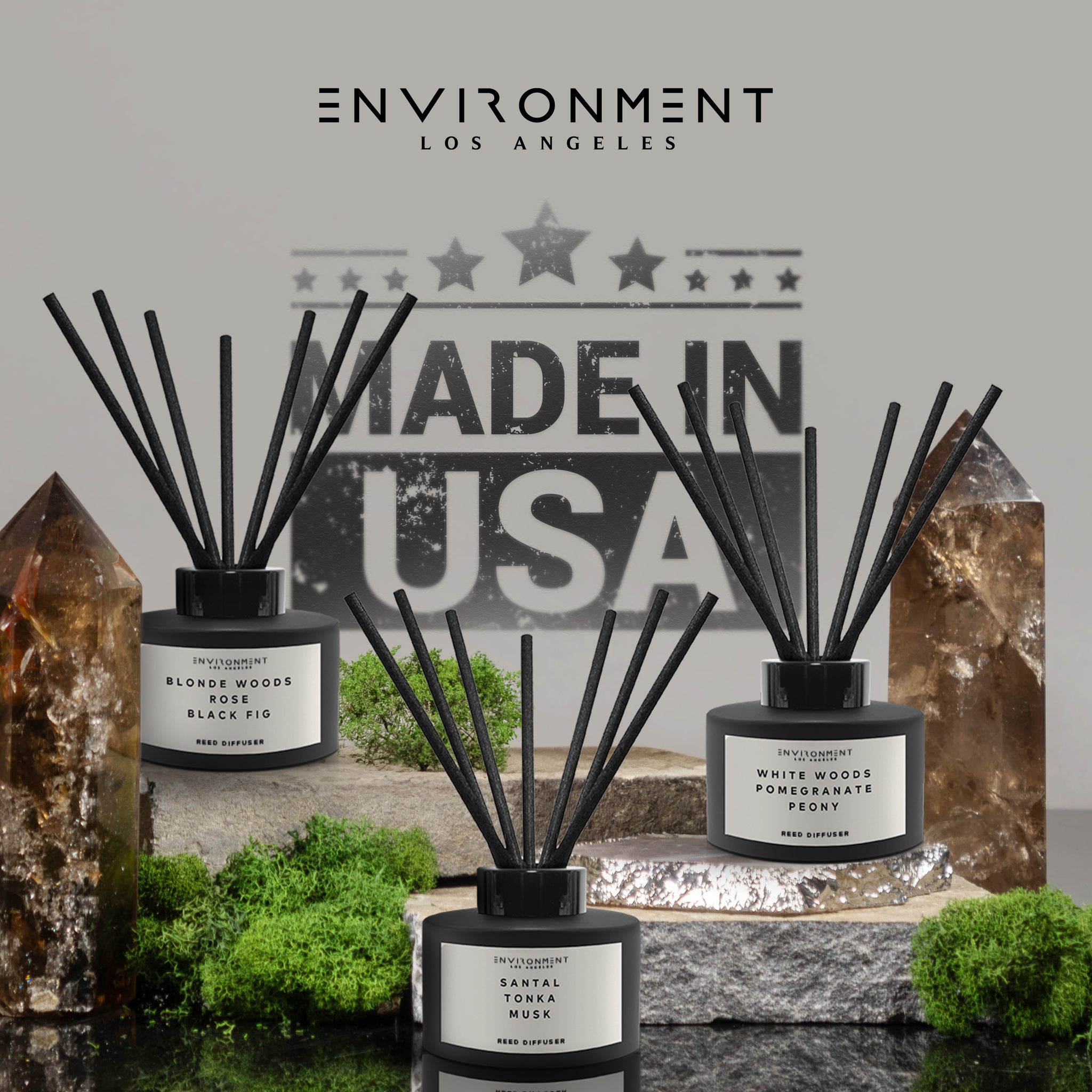 Damask Rose | Vetiver | Guaiac Wood Diffuser (Inspired by Le Labo Rose 31® and Fairmont Hotel®)