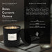 Decorative candle jar arranged in a cozy interior for a warm ambient feel