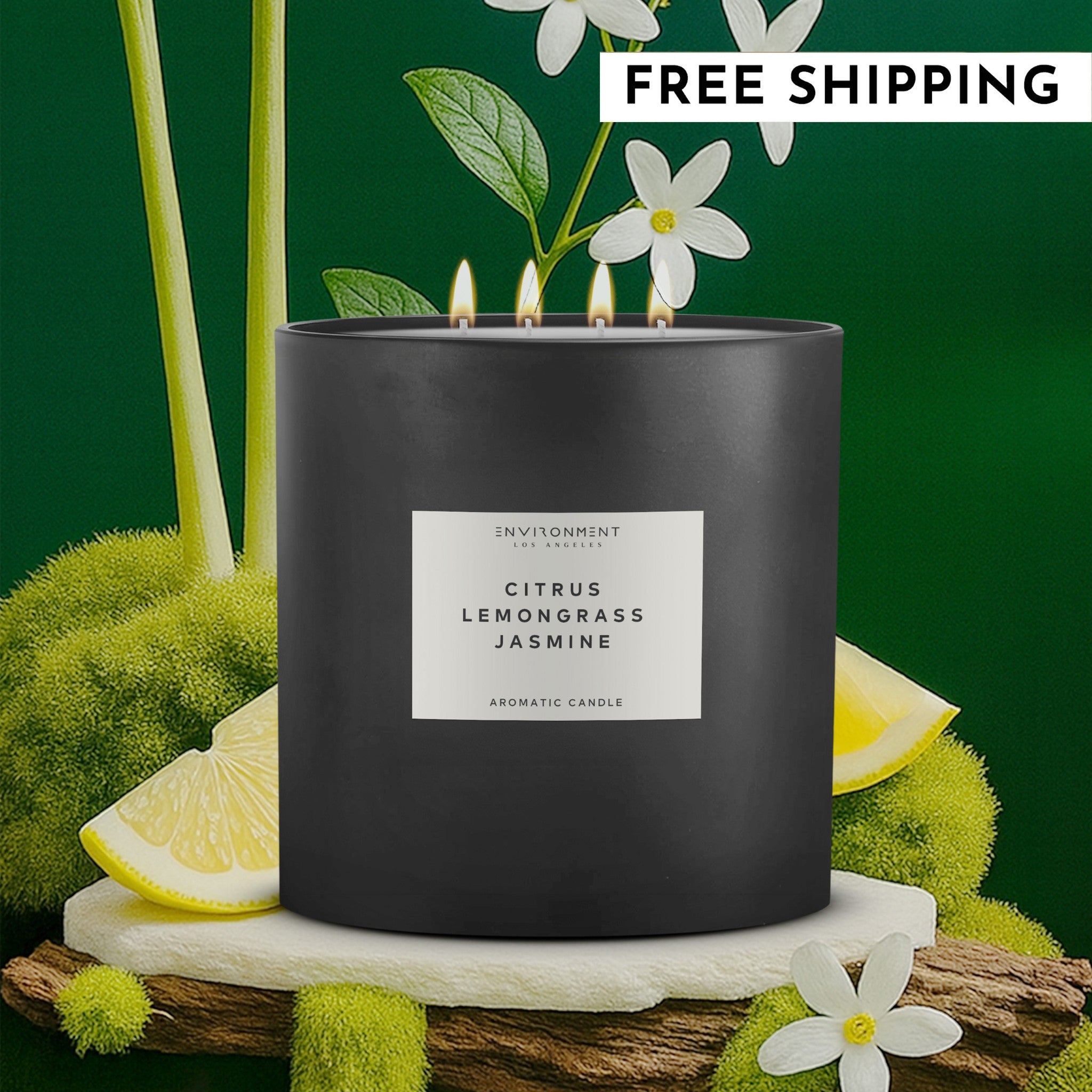 55oz Citrus | Lemongrass | Jasmine Candle (Inspired by W Hotel®)