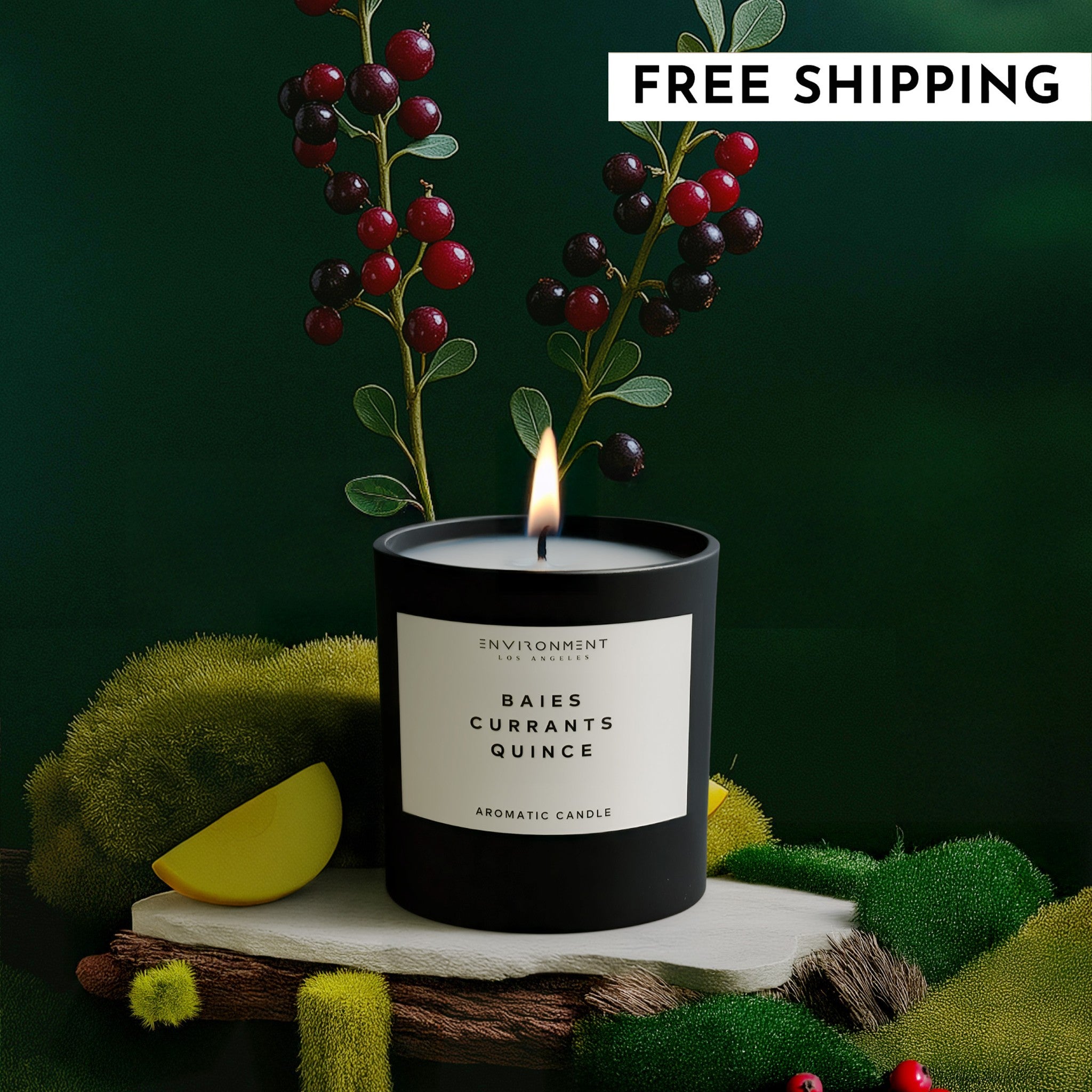 Baies Candle Inspired by Diptyque 8oz Jar