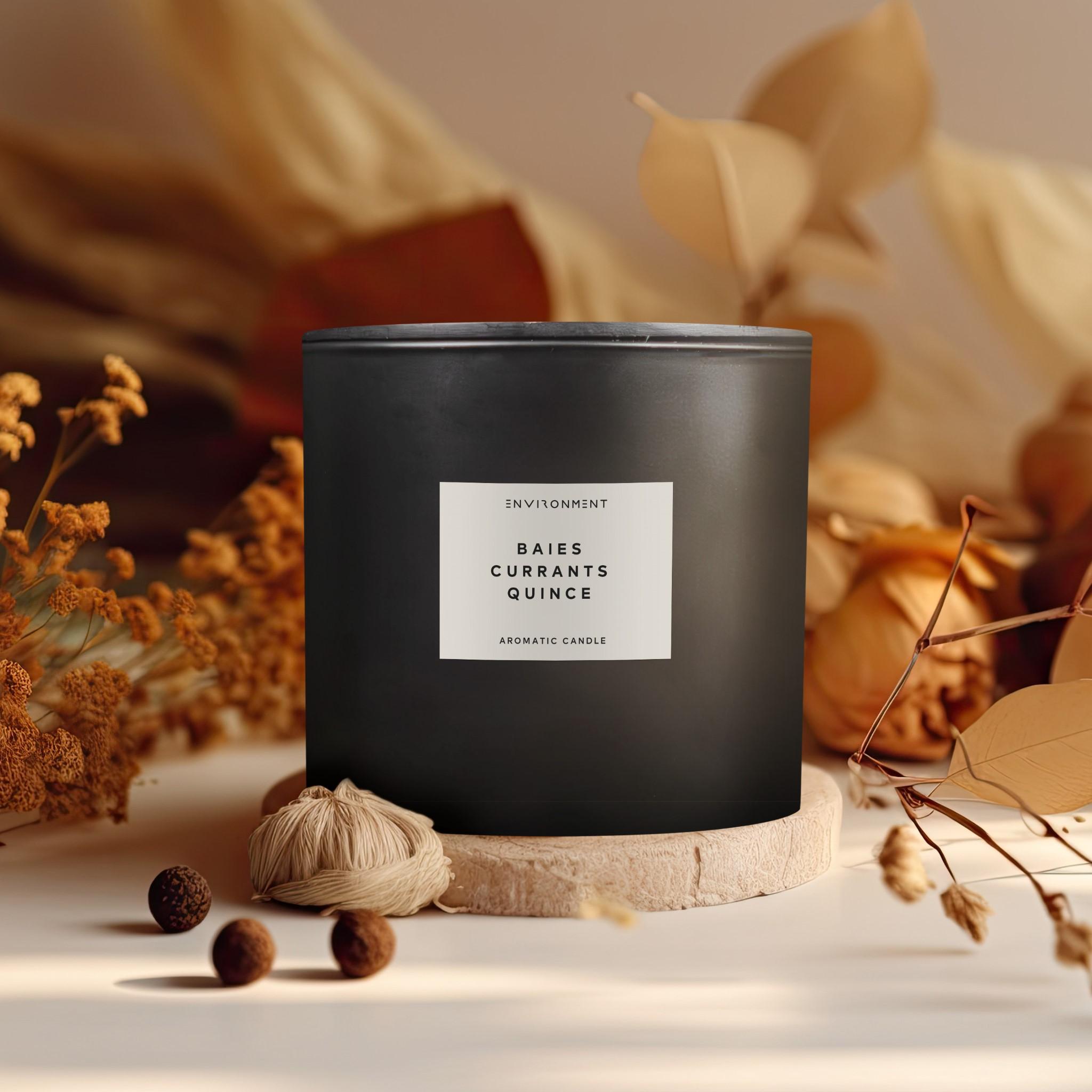 Giftable luxury candle styled for a spa-like atmosphere in a modern room