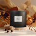 Giftable luxury candle styled for a spa-like atmosphere in a modern room