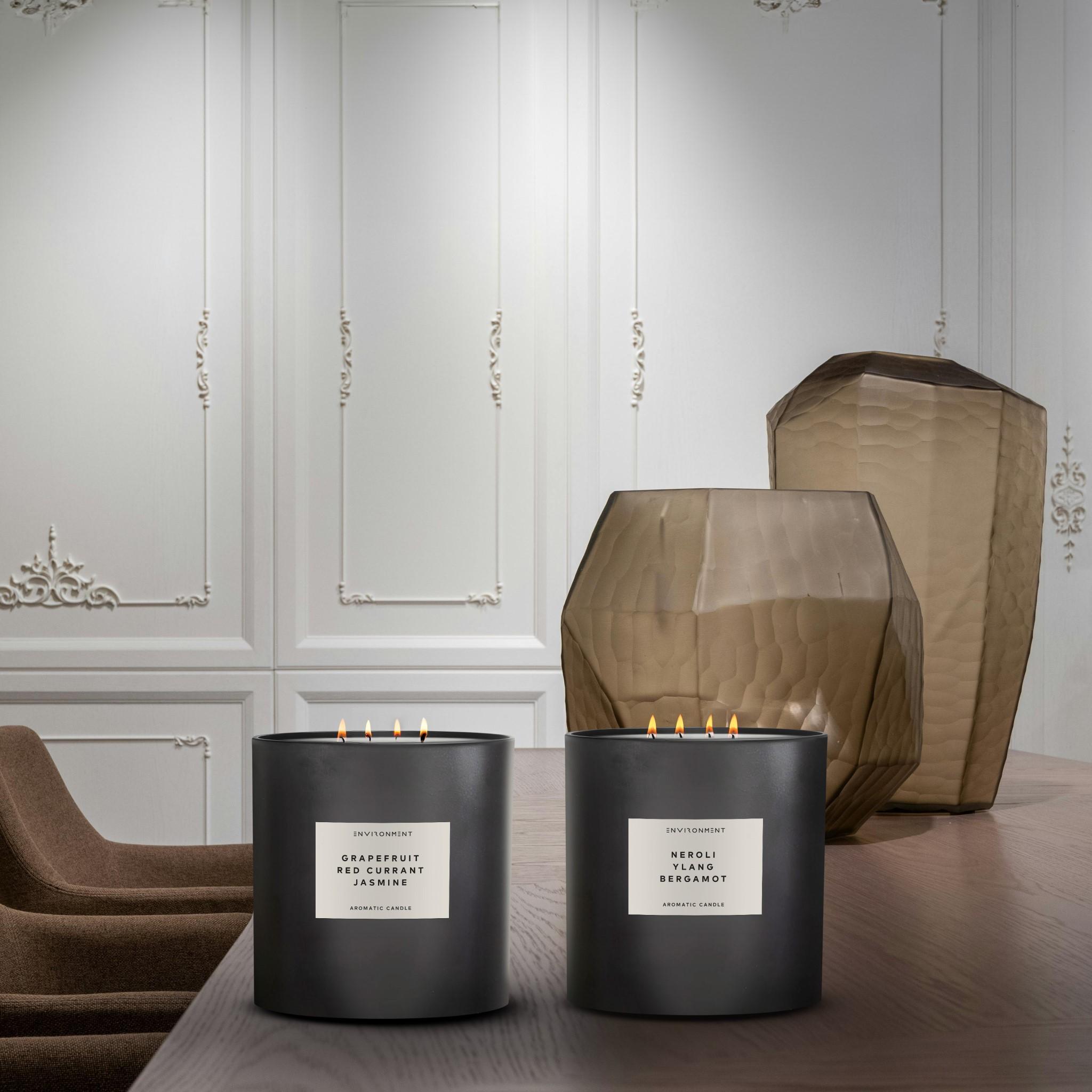 Upscale home candle presented as a sophisticated gift idea