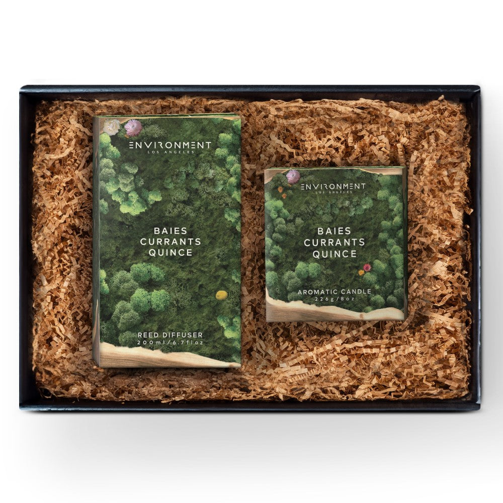 Baies | Currants | Quince 200ml Diffuser and 8oz Candle Gift Pack (Inspired by Baies®)