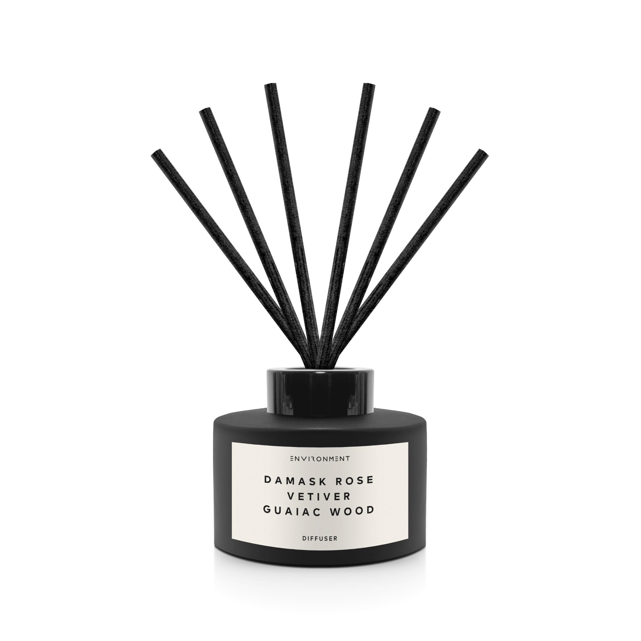 Damask Rose | Vetiver | Guaiac Wood 200ml Diffuser and 8oz Candle Gift Pack (Inspired by The Le Labo Rose 31® and Fairmont Hotel®)
