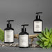 Liquid soap label shown in a close-up product view