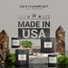 Scented candle with fragrance-inspired packaging for a boutique display