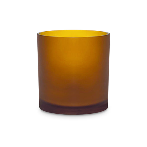 Stone_Candles_Supplies_Heavy_Rocks_Glass_Amber_Frost_14oz