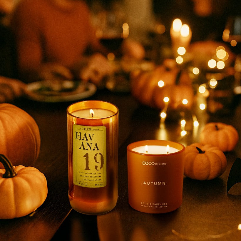 Stonecandles-Candles-Havana-ReclaimedBottle-and-Autumn-Group