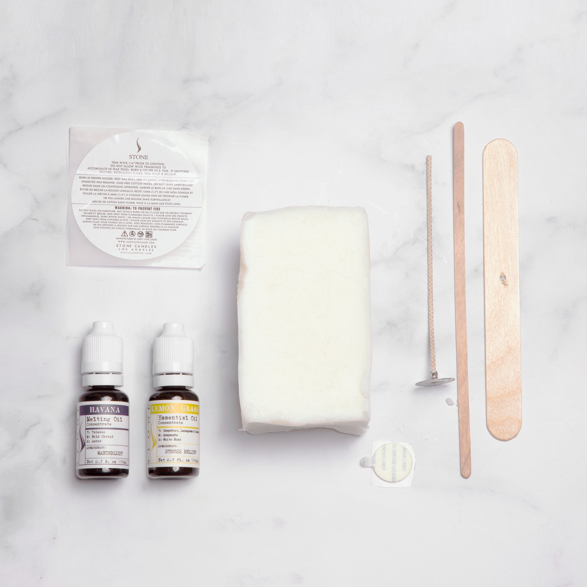 Online Candle Making Class with Kit (At home) - Peppermint & Eucalyptus