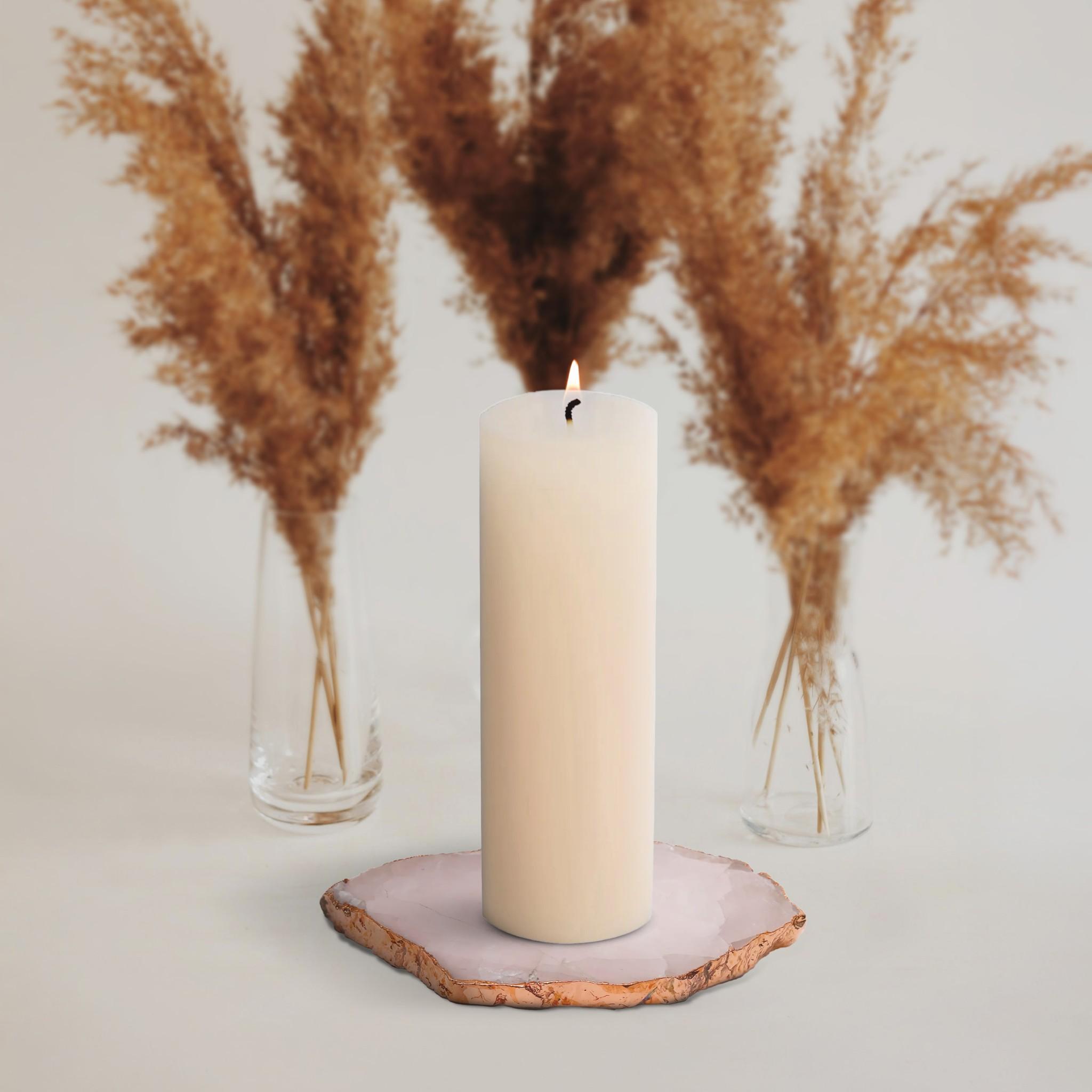 Ivory Pillar Candles