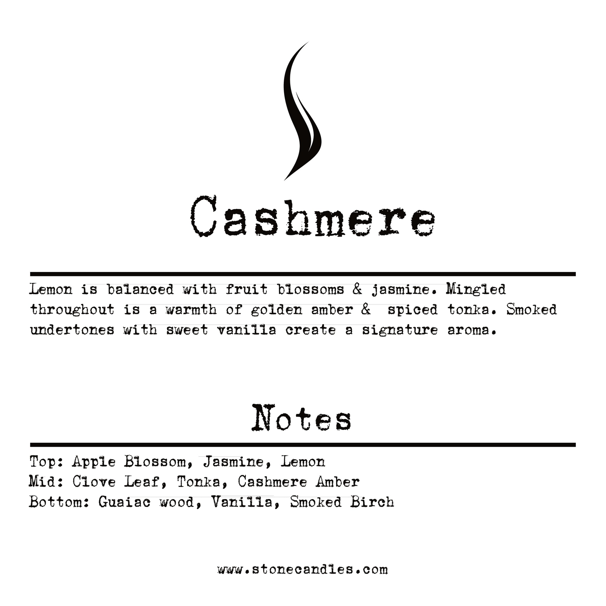 Cashmere Sample Scent Strip