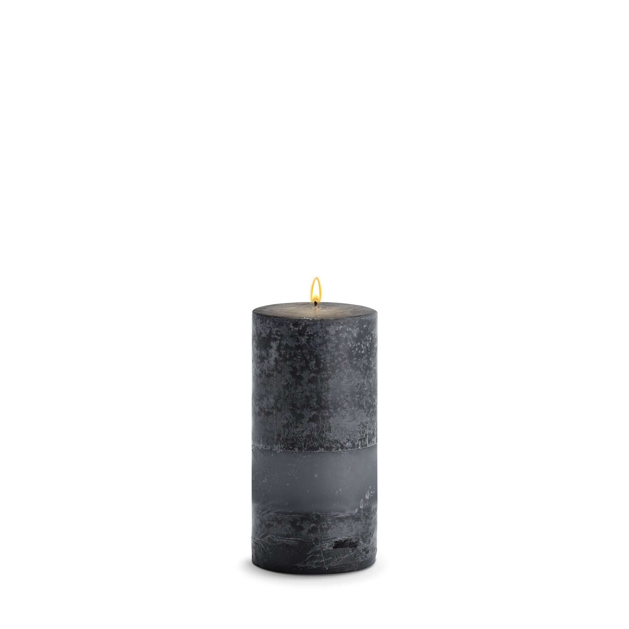 Black Bamboo Pillar Candles