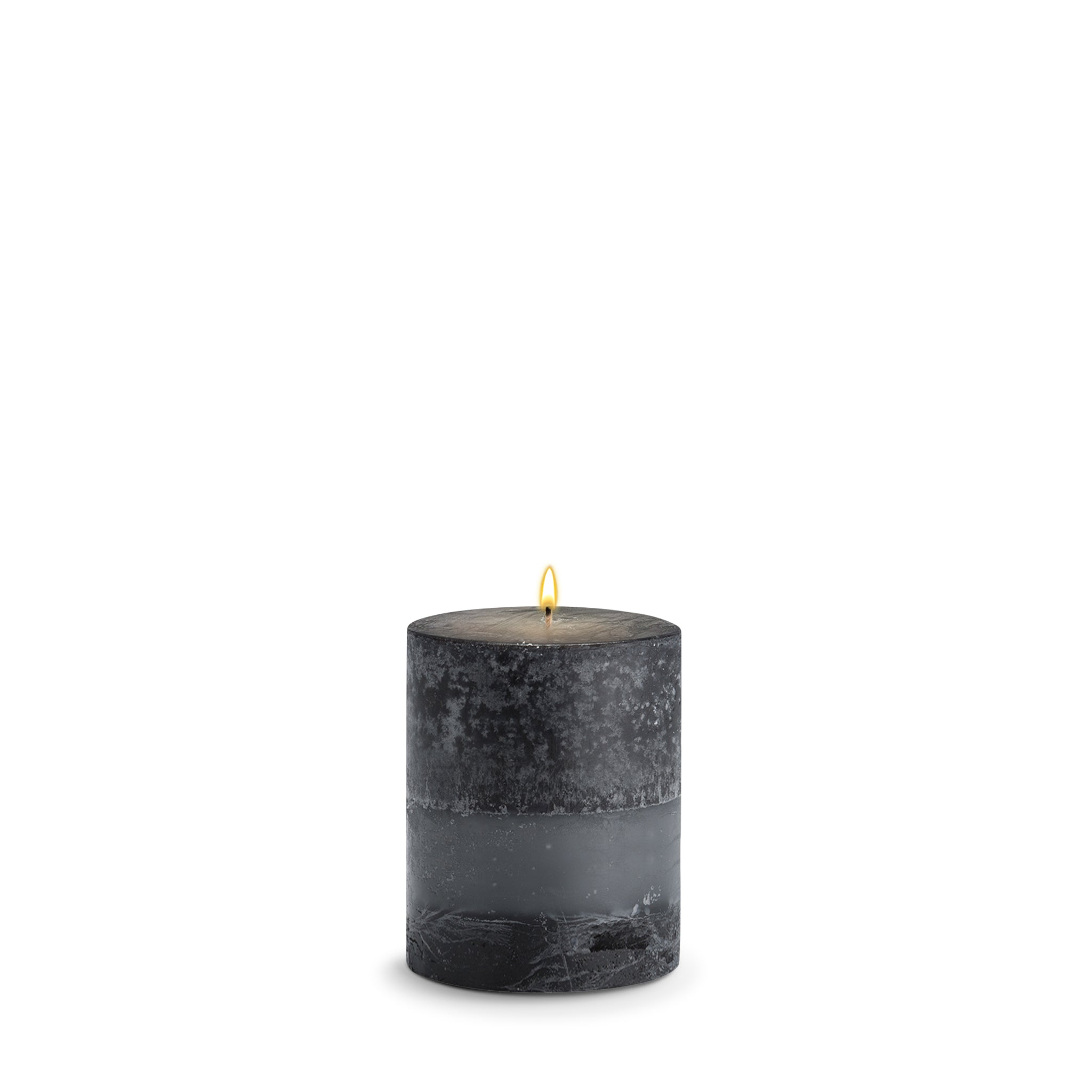 Black Bamboo Pillar Candles