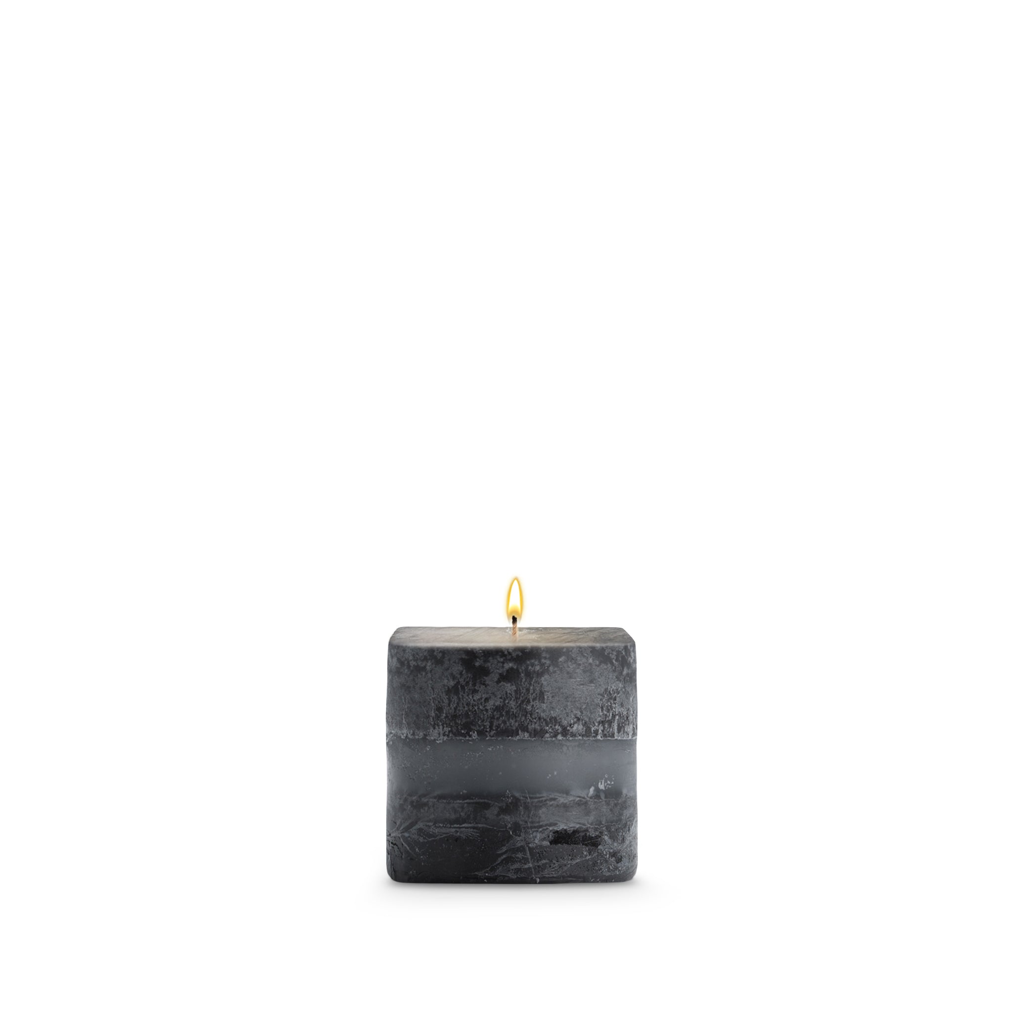 Black Bamboo Pillar Candles