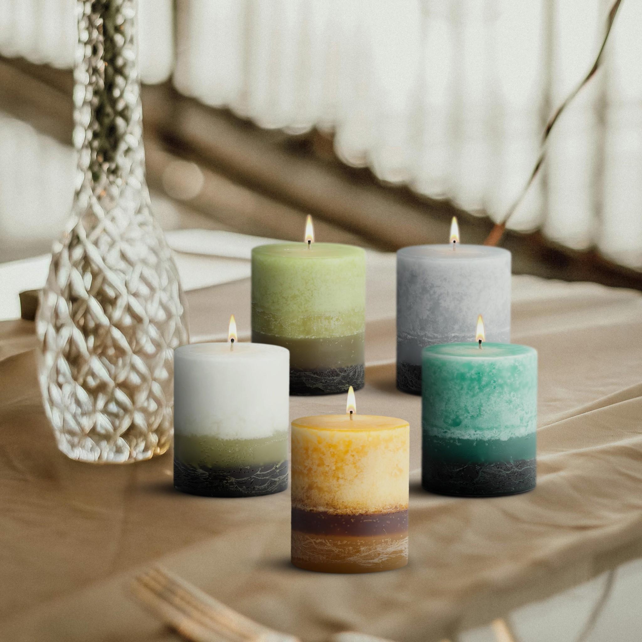 Mango Pillar Candles