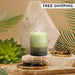 Stone Candles Scented Pillar Lotus #scent_Lotus