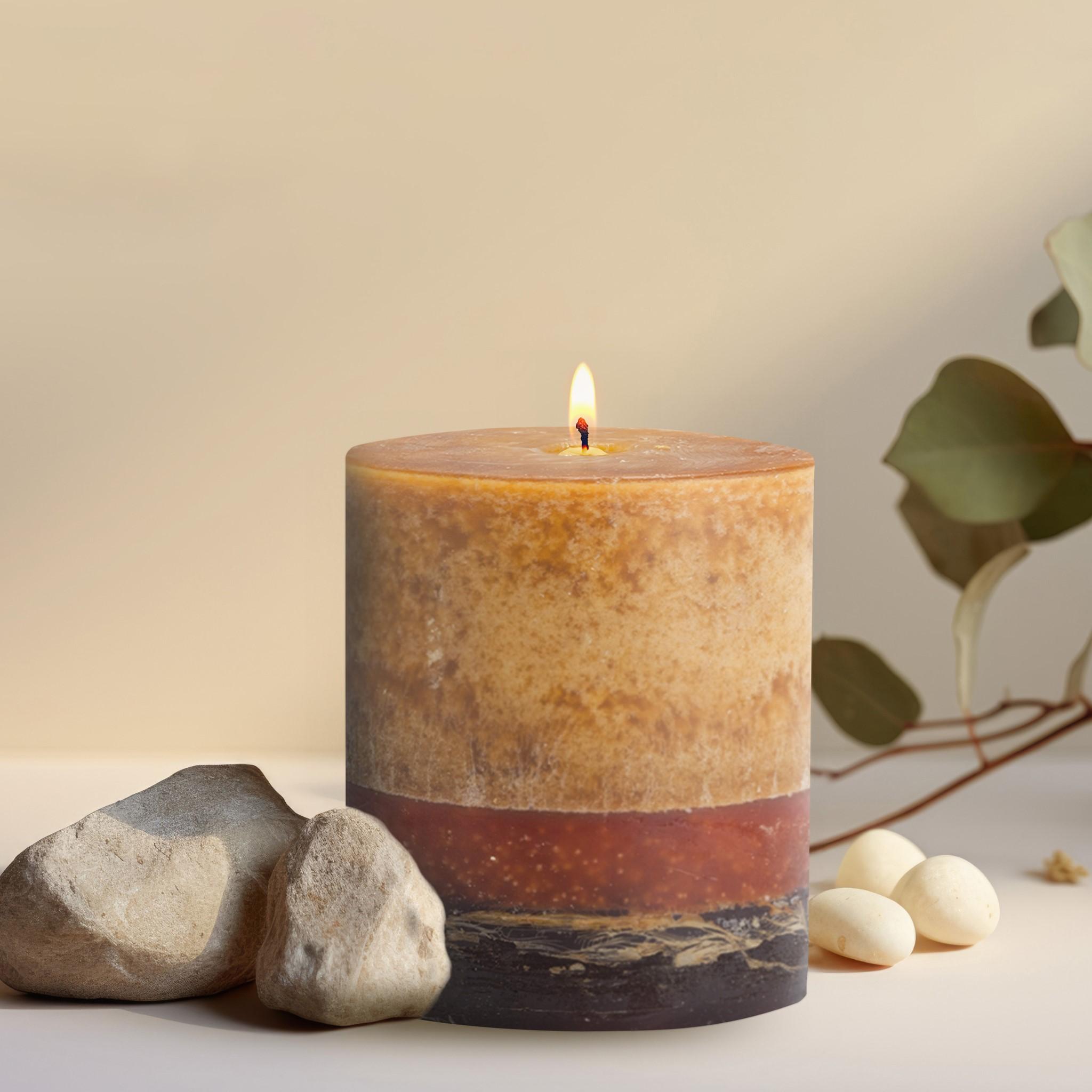 Mango Pillar Candles