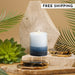 Stone Candles Scented Pillar Mer Du Corail #scent_Mer Du Corail