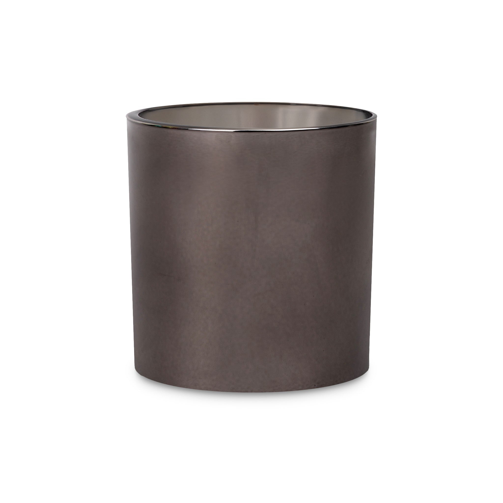 Stonecandles-Supplies-Heavy-Rocks-Glass-Smokey-Grey-Electroplate-11oz