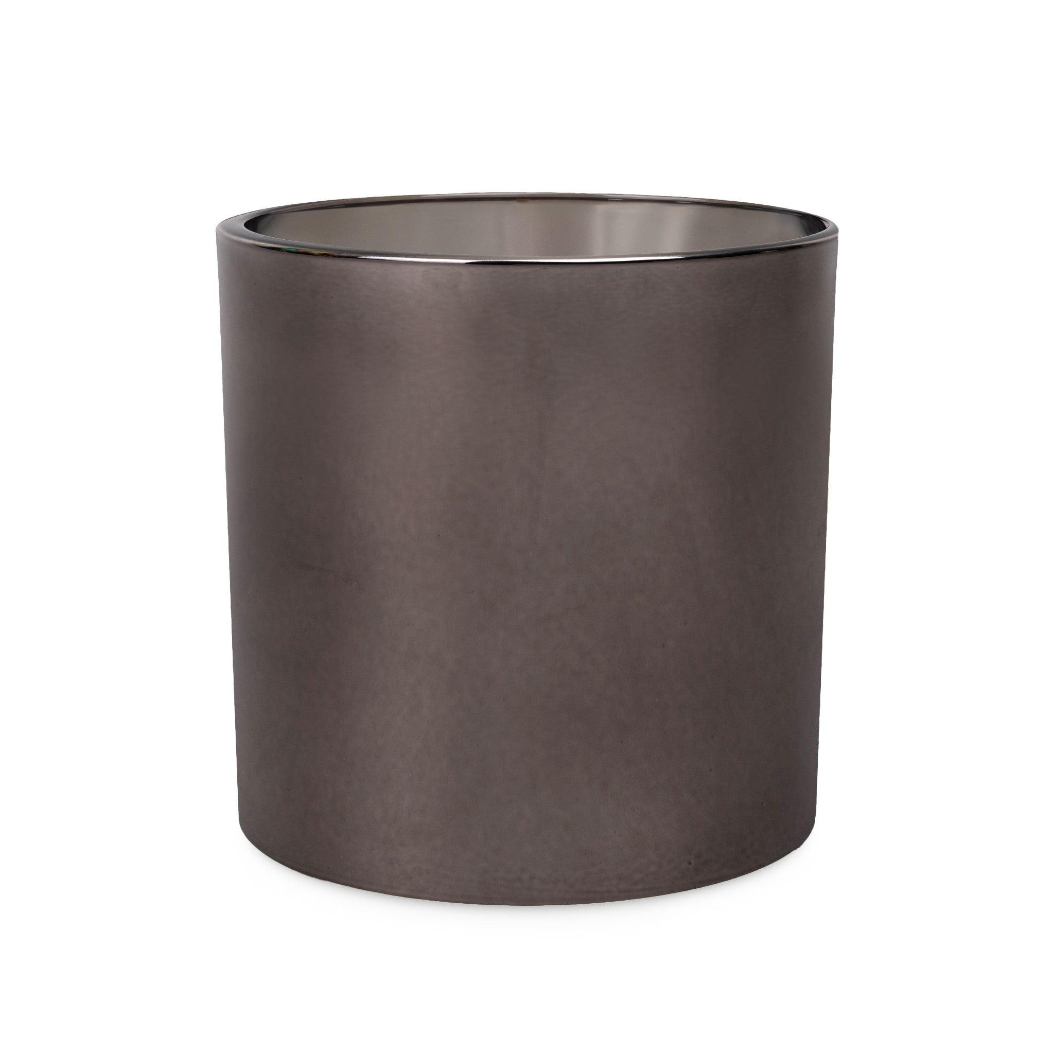 Stonecandles-Supplies-Heavy-Rocks-Glass-Smokey-Grey-Electroplate-15oz