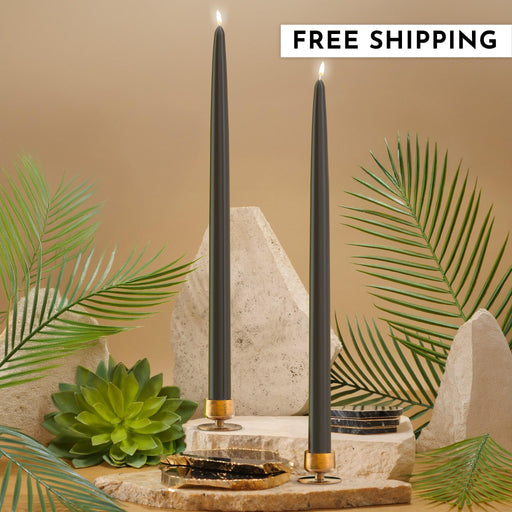 15" Joint Wick Black Pair Candle