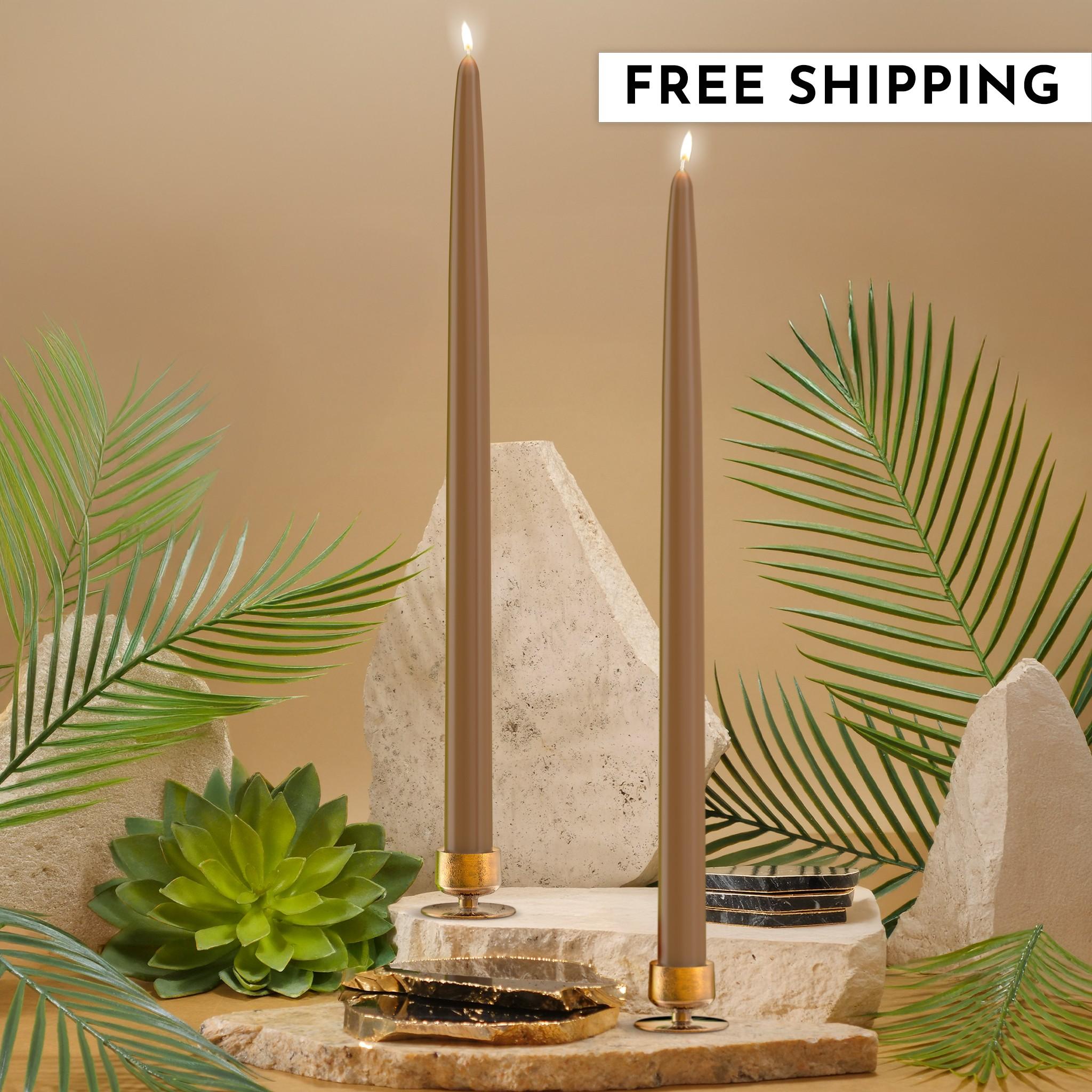 15" Joint Wick Brown Pair Candle
