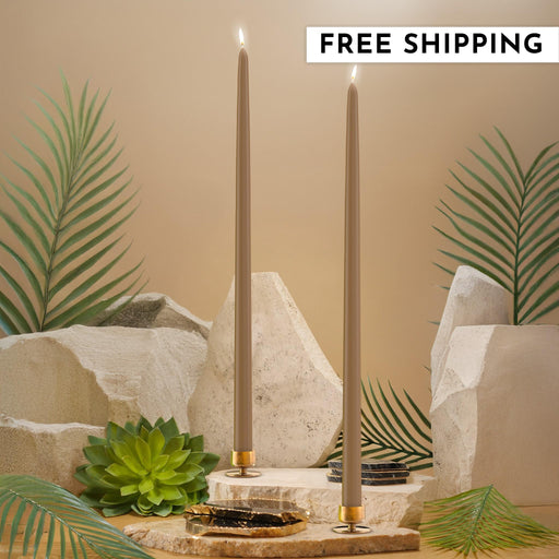 18" Joint Wick Brown Pair Candle