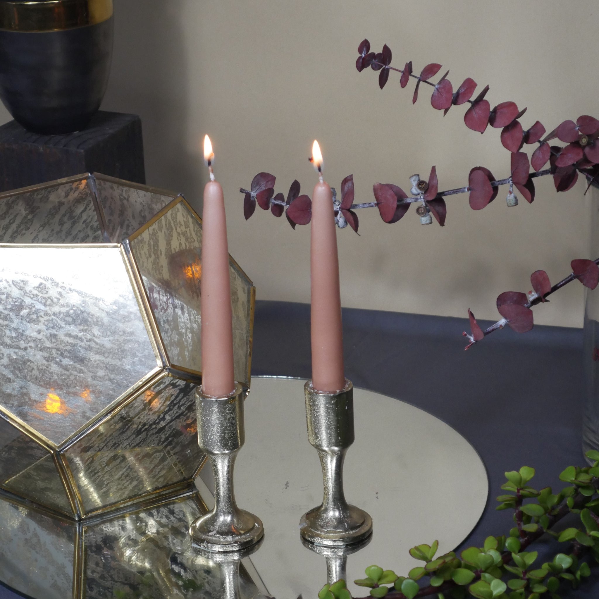 6" Joint Wick Brown Pair Candle