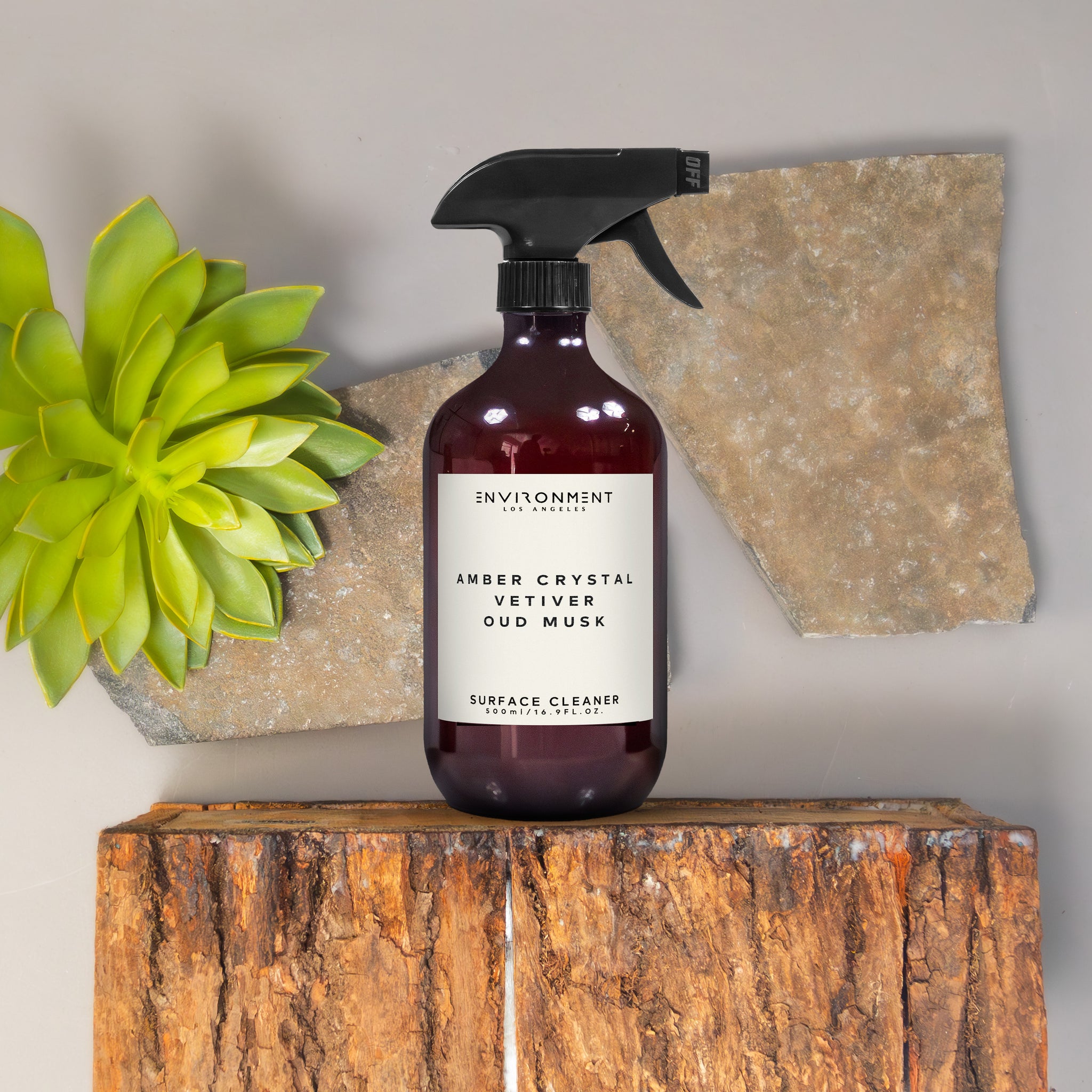 Amber Crystal | Vetiver | Oud Musk Surface Cleaner (Inspired by Baccarat Rouge 540®)
