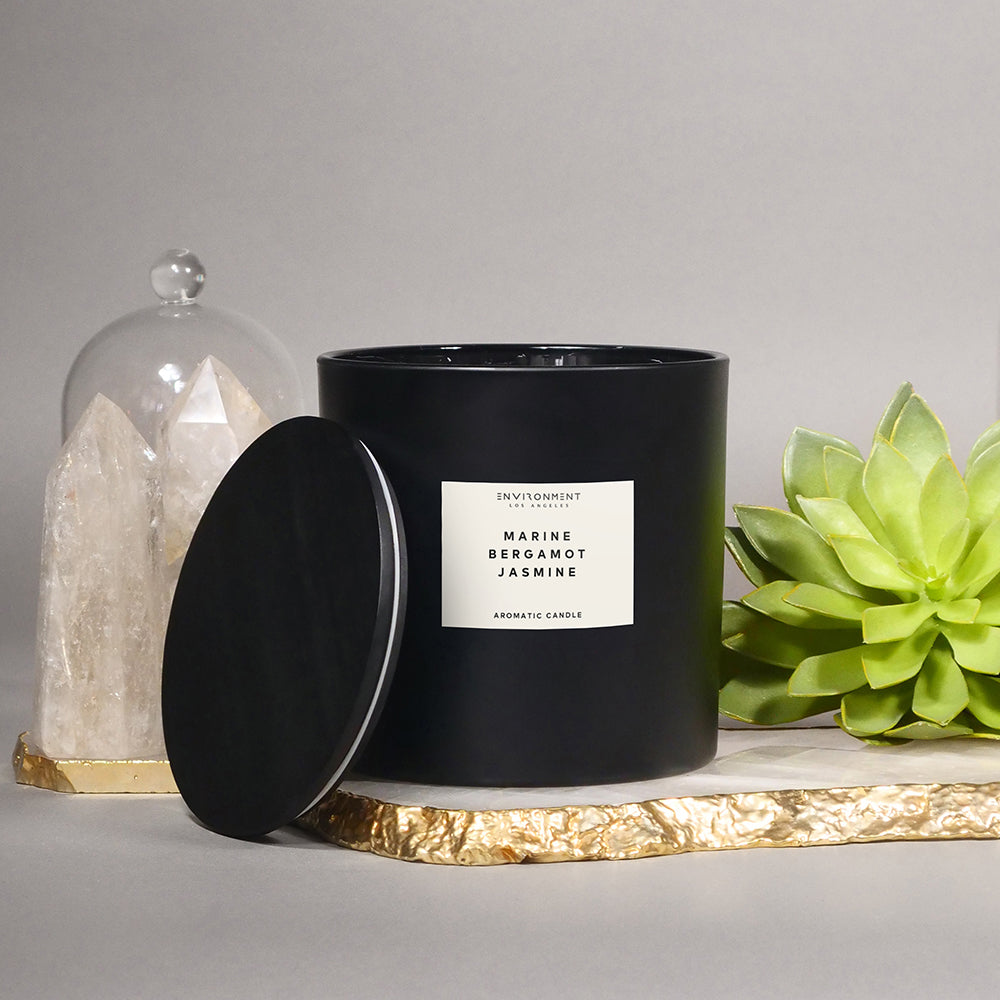 55oz Marine | Bergamot | Jasmine Candle (Inspired by The Ritz Carlton Hotel®)
