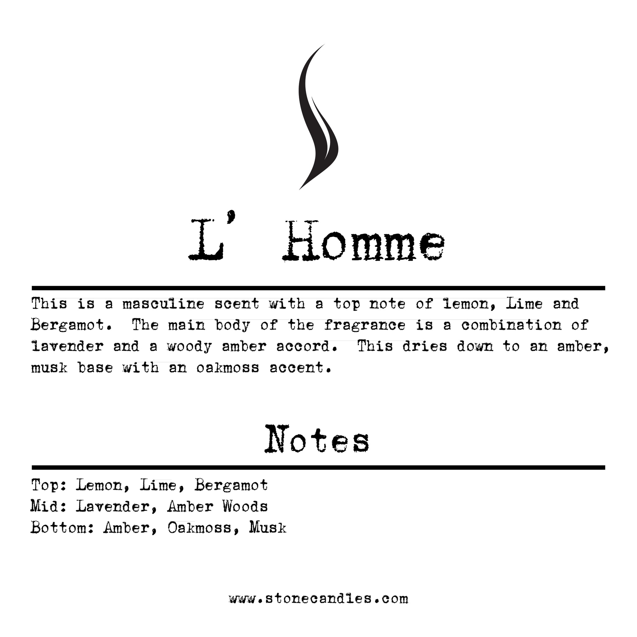 L'Homme Sample Scent Strip