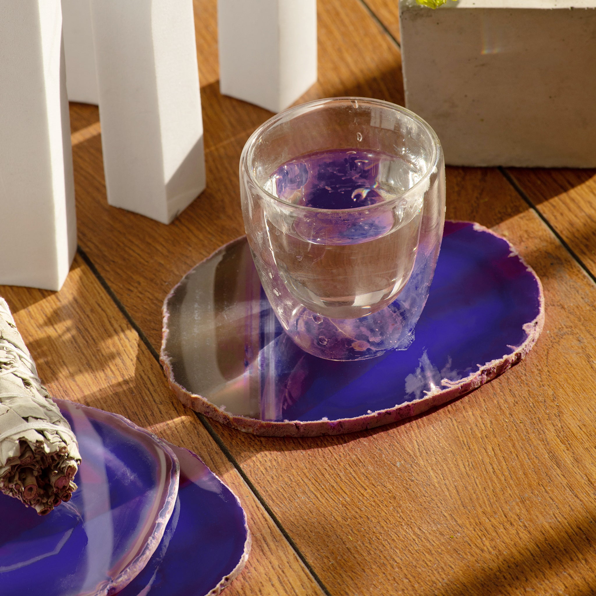Purple Agate Coaster