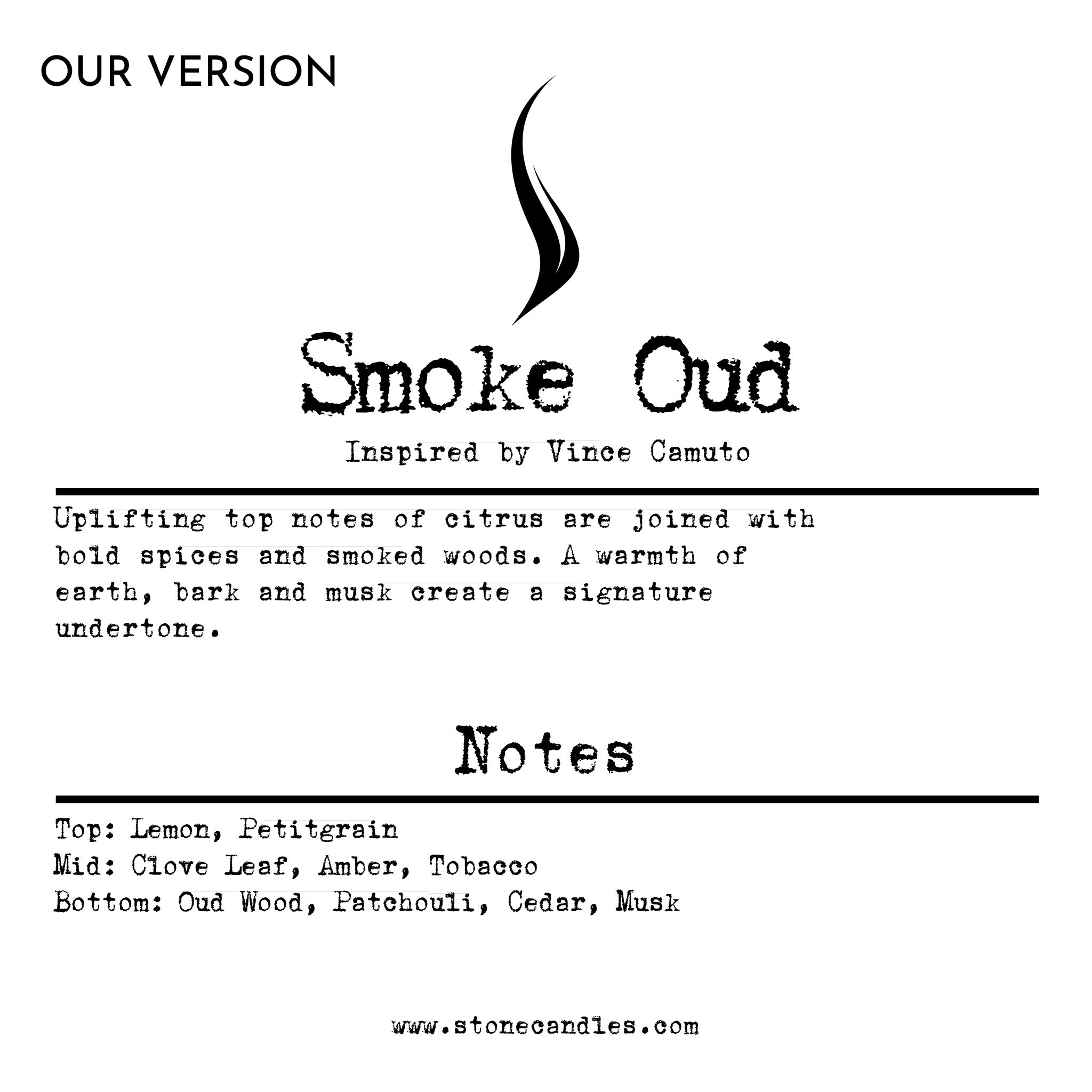 Smoked Oud (Our version) Sample Scent Strip