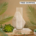 Stone Candles Candle Holder Glass Vessel 5"x16"