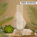 Stone Candles Candle Holder Glass Vessel 5"x18"